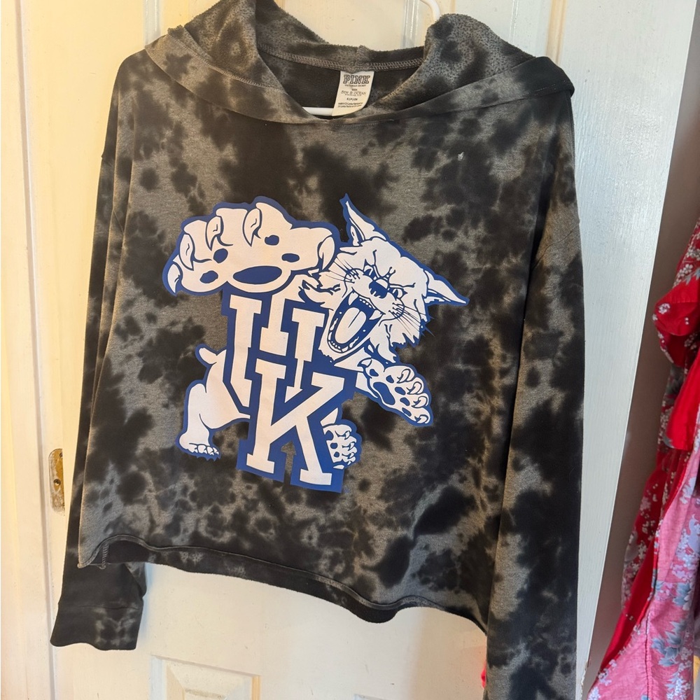 VS PINK cropped hoodie
